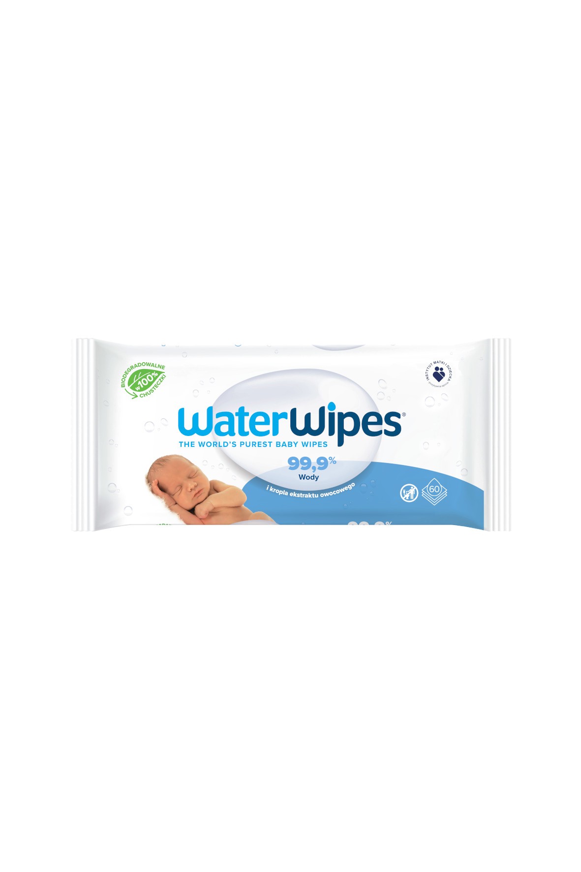WaterWipes - Chusteczki nawilżane BIO - 60 szt.