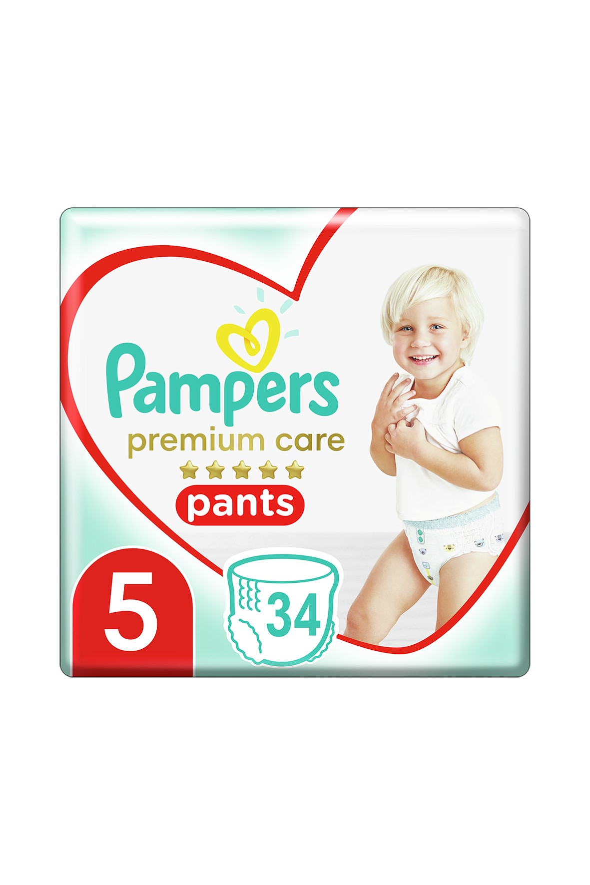 Pampers Premium Care Pieluchomajtki rozmiar 5, 34szt. 12-17kg