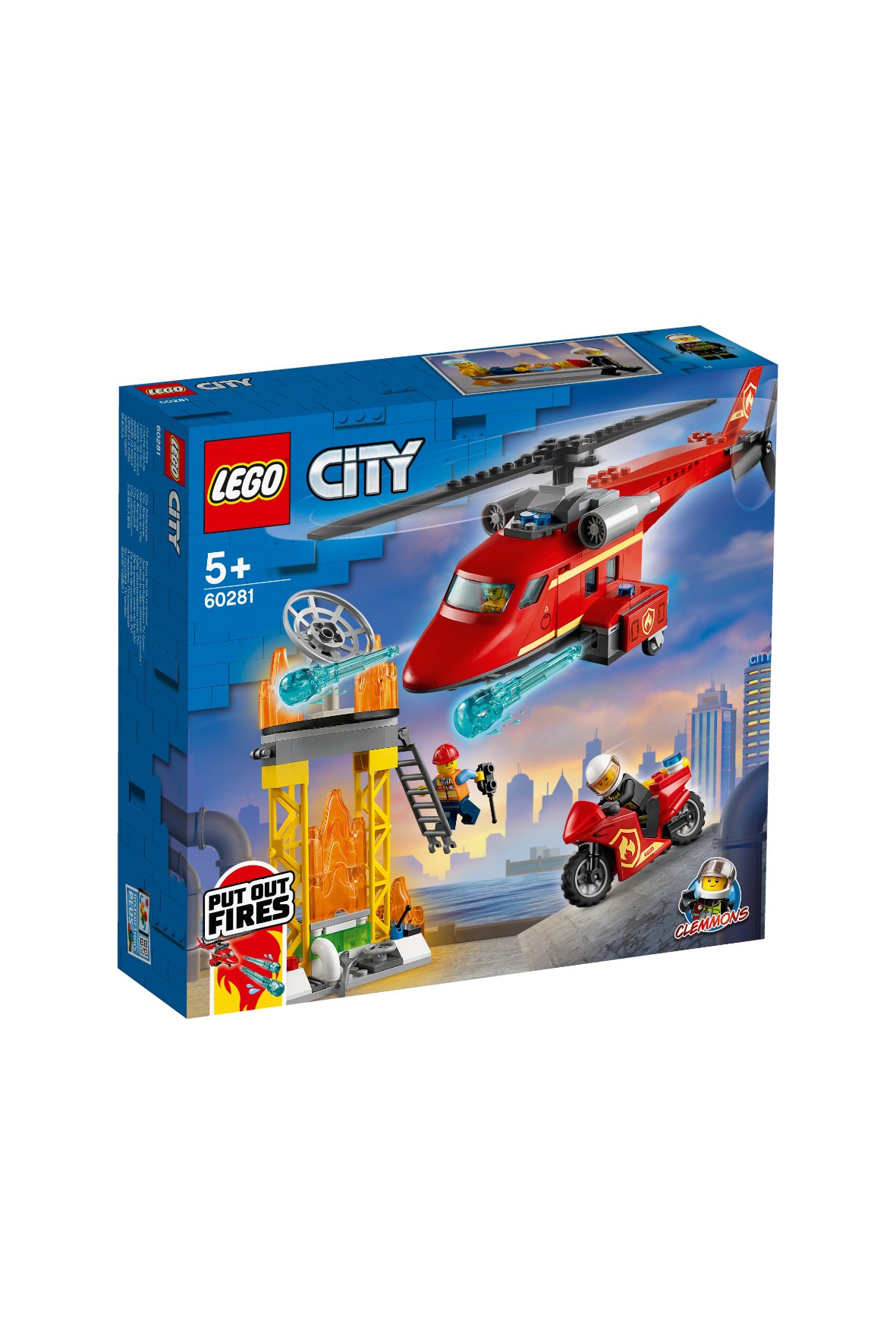  LEGO City - Strażacki helikopter ratunkowy - 212 el