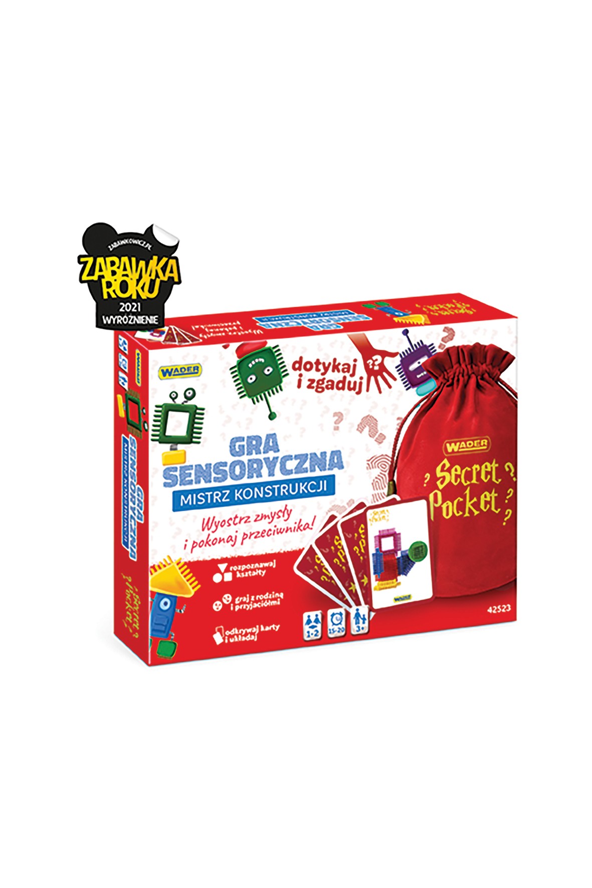 Play&Fun Secret Pocket Mistrz Konstrukcji gra sensoryczna +3