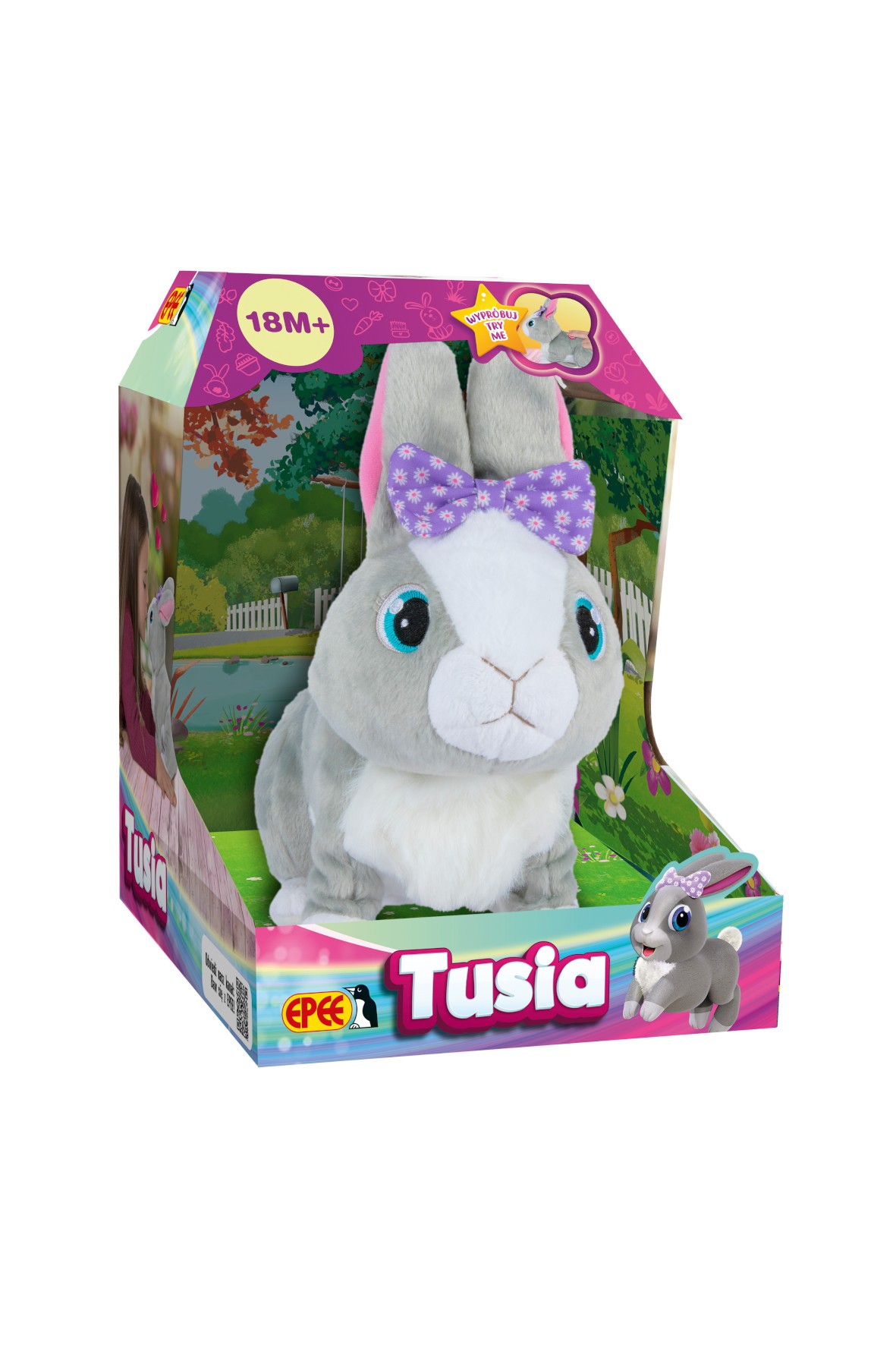 Tusia - królik interaktywny wiek 18msc+