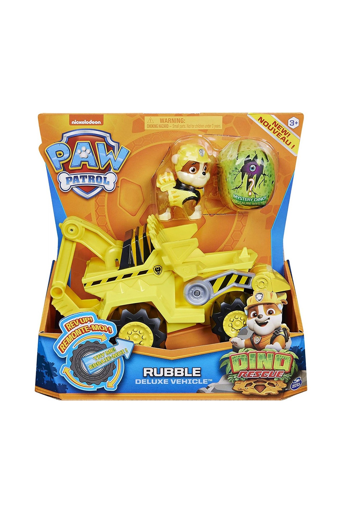 Psi Patrol Dino Rescue Rubble i Pojazd wiek 3+