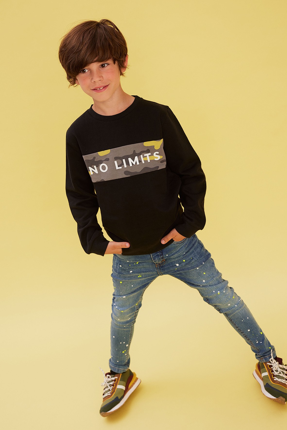 Bluza chłopięca czarna- No limits