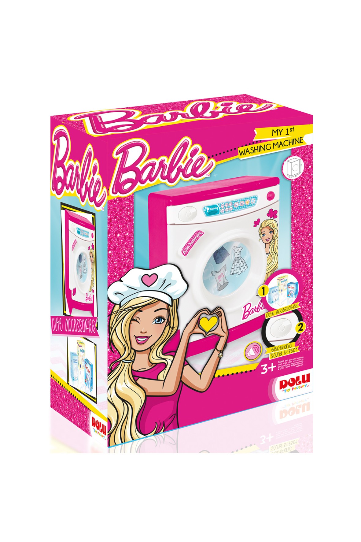 Pralka z dźwiękiem Barbie-zabawka dla dzieci wiek 3+