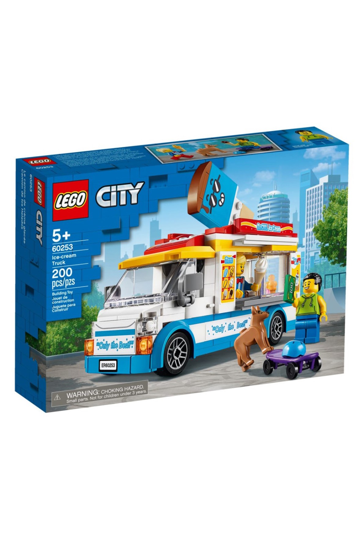 Lego City - Furgonetka z lodami 60253 - 200 elementów wiek 5+