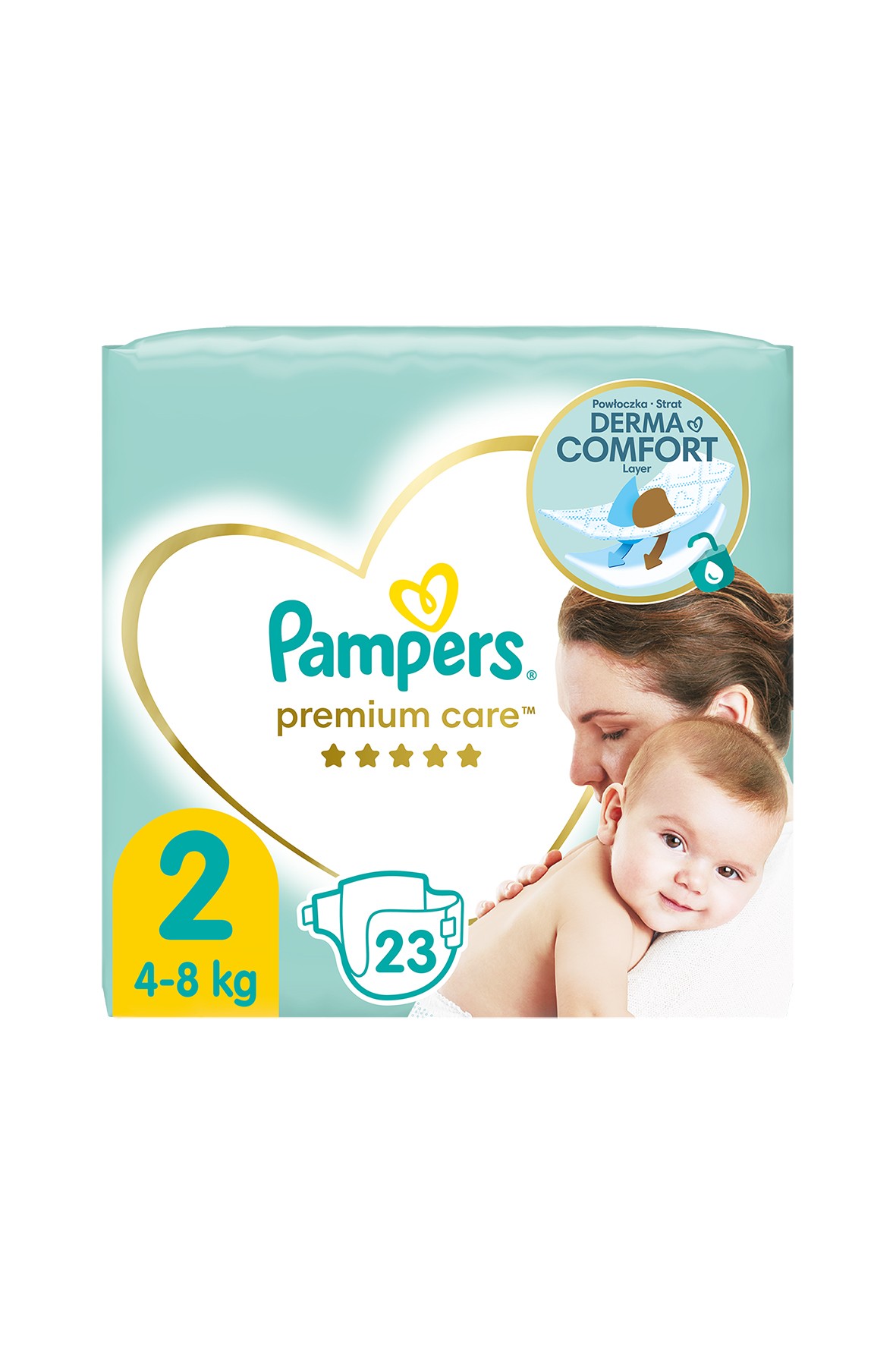 Pampers Premium Care rozmiar 2, 23 pieluszki 4-8kg