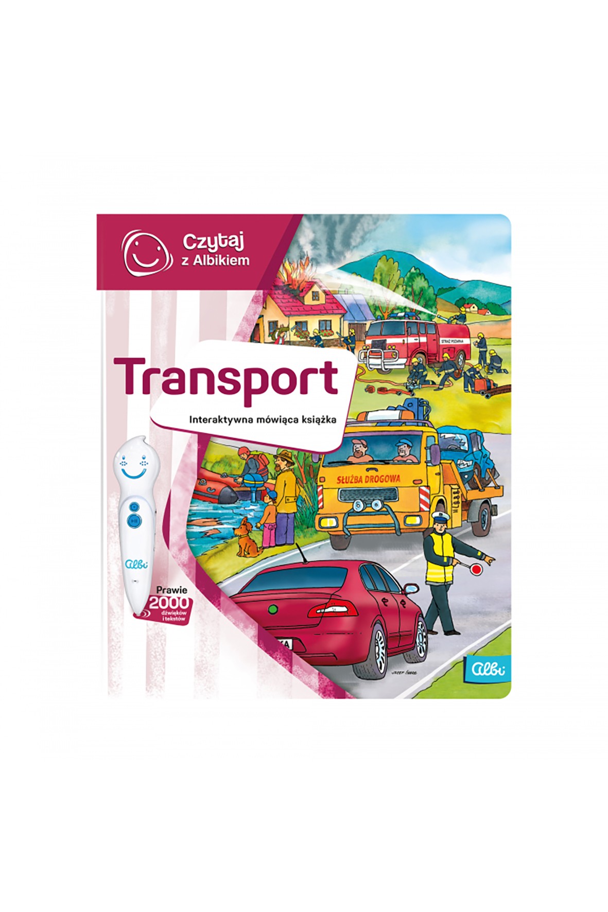 Czytaj z Albikiem - Transport - Interaktywna mówiąca książka