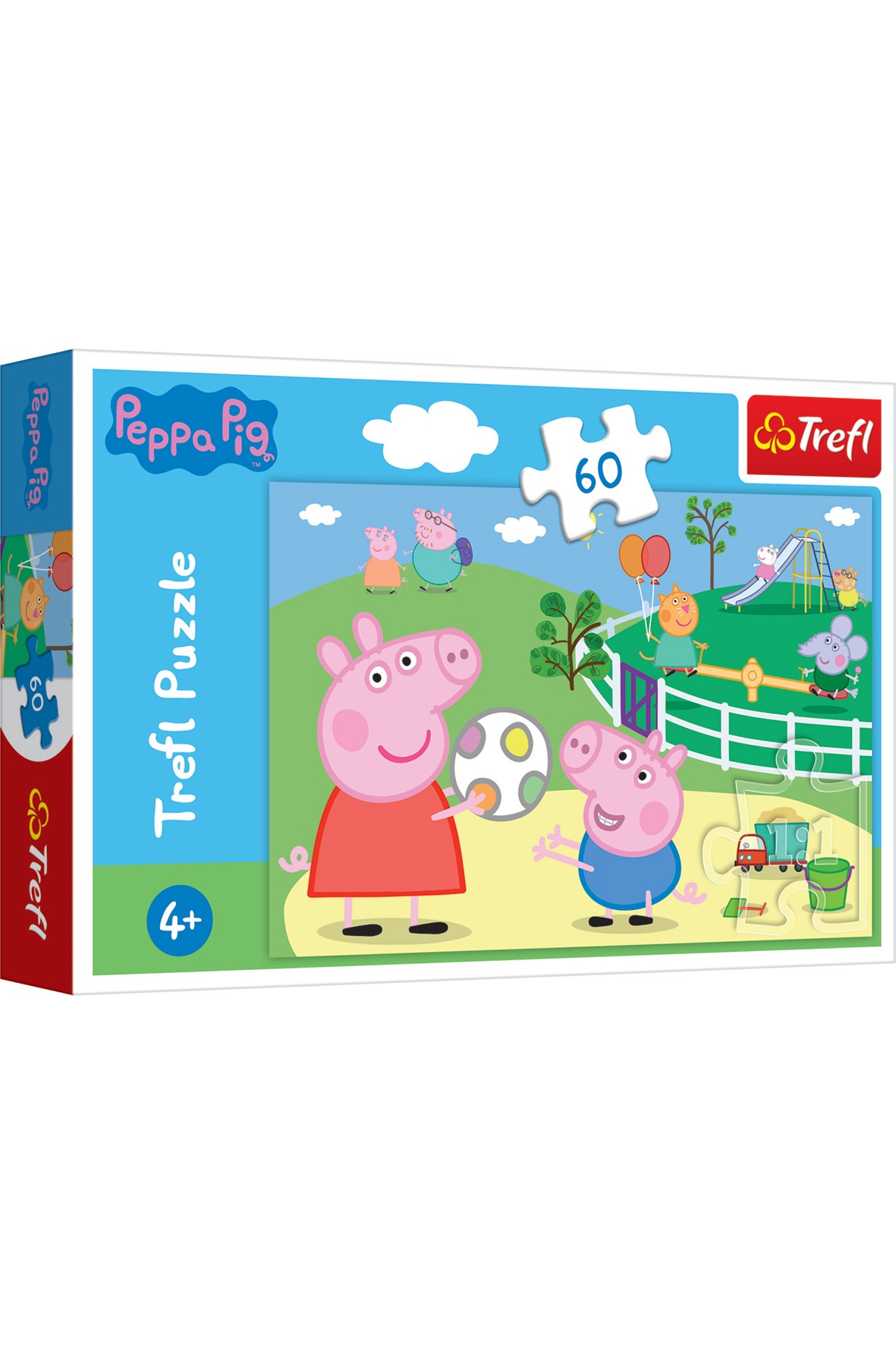 Puzzle  - Zabawy w gronie przyjaciół / Peppa Pig - 60 elementów
