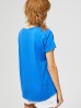 T-shirt damski w kolorze niebieskim 