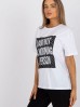 Biały t-shirt damski I AM NOT A MORNIG PERSON