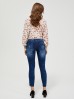 Jeansy damskie skinny - niebieskie