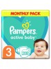 Pampers Active Baby, rozmiar 3, 208 pieluszek, 6-10kg