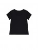 T-shirt damski typu basic Moodo - czarna