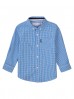 Koszula dla chłopca w niebiesko-białą kratkę