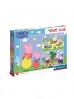 Puzzle 3x48 super color Świnka Peppa 25263