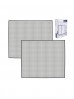 Moskitiera na okno czarna 2-pack 150 x 130 cm