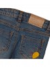 Jeansowe granatowe spodnie dziewczęce 