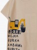 Bawełniany t-shirt chłopięcy z polskim napisem -  HEJKA FURKA ZABAWASUPCIO