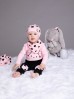 Zestaw bawełnianych ubranek niemowlęcych 4-częsciowy