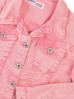 Różowa kurtka jeansowa dla dziewczynki