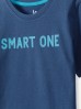 Granatowy t-shirt dla chłopca- SMART ONE