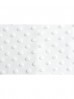 Koc Minky + Bawełna biały grochy szaro-białe 75 x 100 cm 