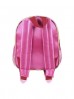 Plecak Fashion Minnie- różowy z brokatową kieszenią i wisiorkiem