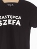 T-shirt męski czarny- Zastępca szefa