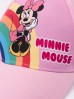 Czapka dziewczęca z daszkiem Myszka Minnie- różowa