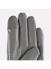 Rękawiczki damskie skórzane antybakteryjne - szare