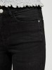 Czarne jeansy damskie typu skinny