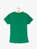 T-shirt dziewczęcy z krótkim rękawem zielony