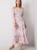 RUE PARIS Sukienka maxi w kwiaty