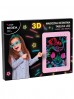 Magiczna neonowa tablica 3d led   - różowa