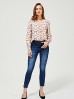 Jeansy damskie skinny - niebieskie