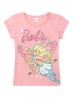 T-shirt dziewczęcy Barbie-różowy