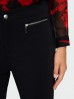 Spodnie damskie cygaretki - czarne 