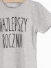 T-shirt chłopięcy szary- Najlepszy Rocznik