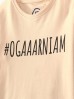 Różowy t-shirt dziewczęcy z napisem #Ogarniam