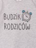 Bluzka niemowlęca z napisem-Budzik rodziców