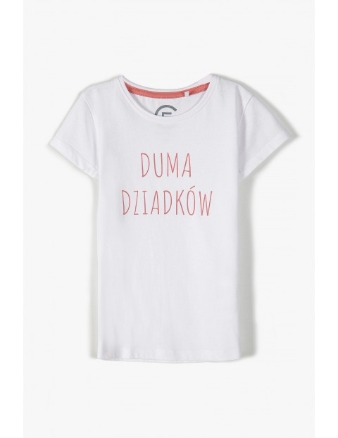 T-shirt dla dziewczynki- Duma dziadków