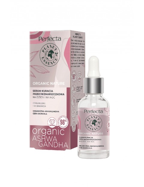 Perfecta Organic Nature , serum-kuracja przeciwzmarszczkowa na dzień i na noc, 30 ml