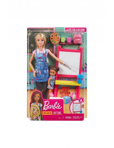 Barbie Nauczycielka plastyki zestaw - wiek 3+