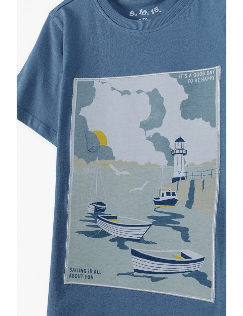 Bawełniany T-shirt dla chłopca