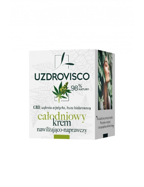 Uzdrovisco CBD Całodniowy krem nawilżająco - naprawczy 50 ml