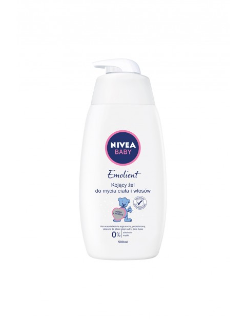 Nivea Emolient Kojący Żel do mycia ciała i włosów 500 ml