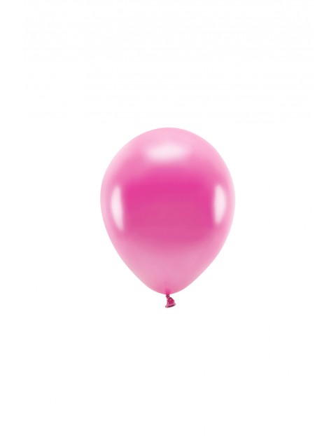 Balony Eco 26 cm metalizowane - fuksjowe 10 sztuk