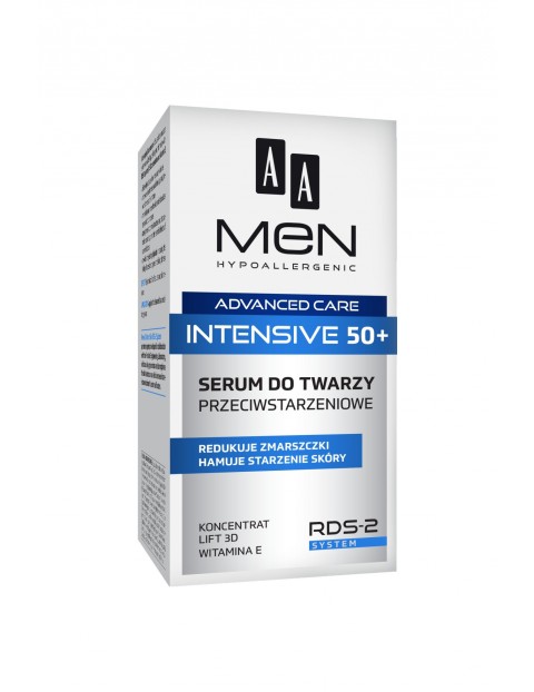 AA Men Advanced Care Intensive 50+ Serum do twarzy przeciwstarzeniowe 50 ml