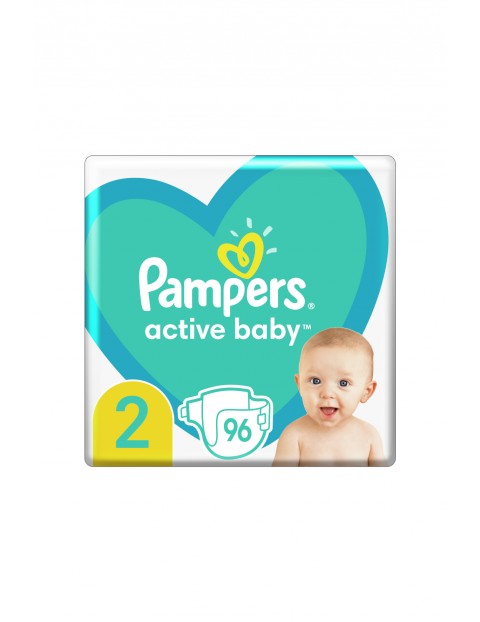 Pampers Active Baby, rozmiar 2, 96 pieluszek, 4-8kg