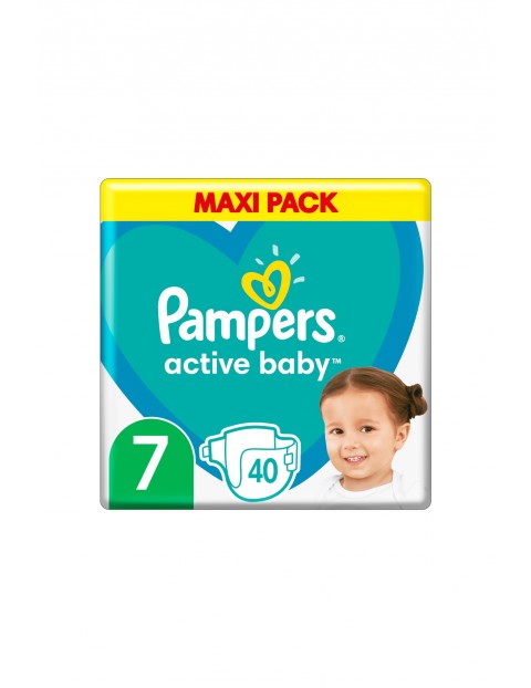 Pampers Active Baby, rozmiar 7, 40 pieluszek, 15kg+